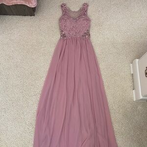 David's Bridal Pink Formal Dress